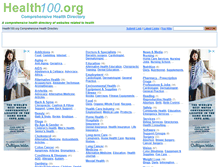 Tablet Screenshot of health100.org